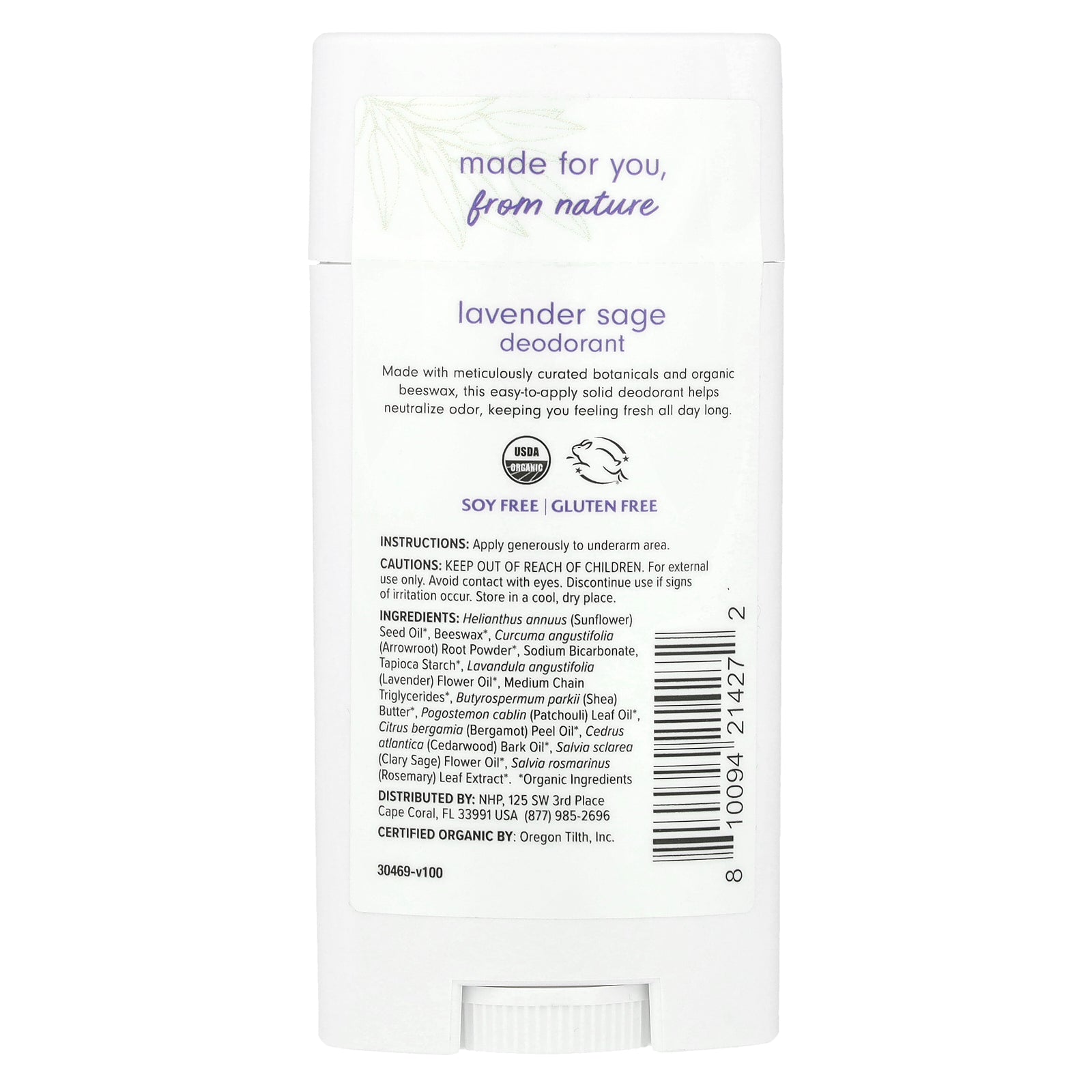 Foto 3 pulgar | Desodorante Dr. Mercola Ola Botanicals  Lavanda Y Salvia 75,13 G - Venta Internacional.
