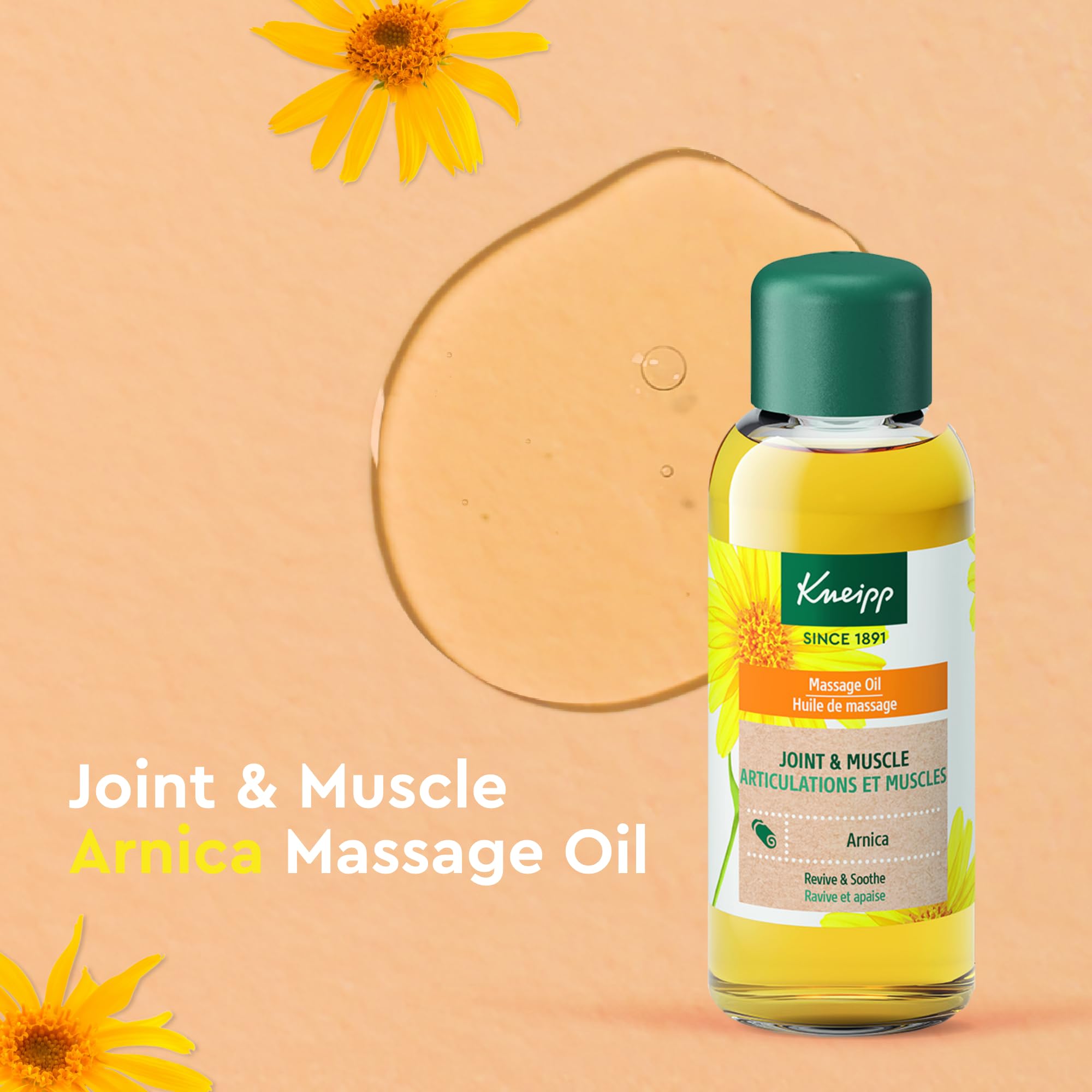 Foto 3 pulgar | Aceite De Masaje Kneipp Arnica Para Articulaciones Y Músculos  100 Ml  Vegano - Venta Internacional.