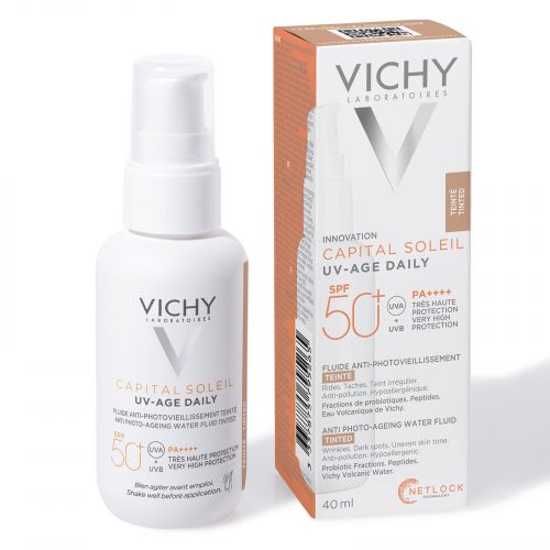 Foto 2 pulgar | Vichy Capital Soleil UV Age Daily con Color Fluido Antifotoenvejecimiento FPS 50+ 40 ML