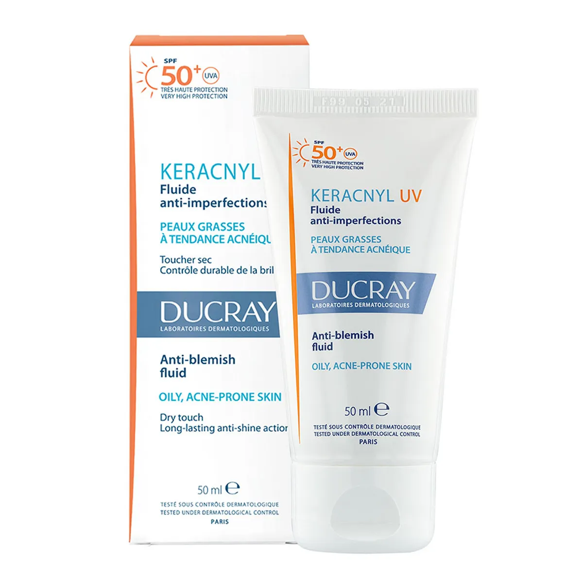 Foto 1 | Protector Solar Ducray Keracnyl Spf50+ de 50 Ml
