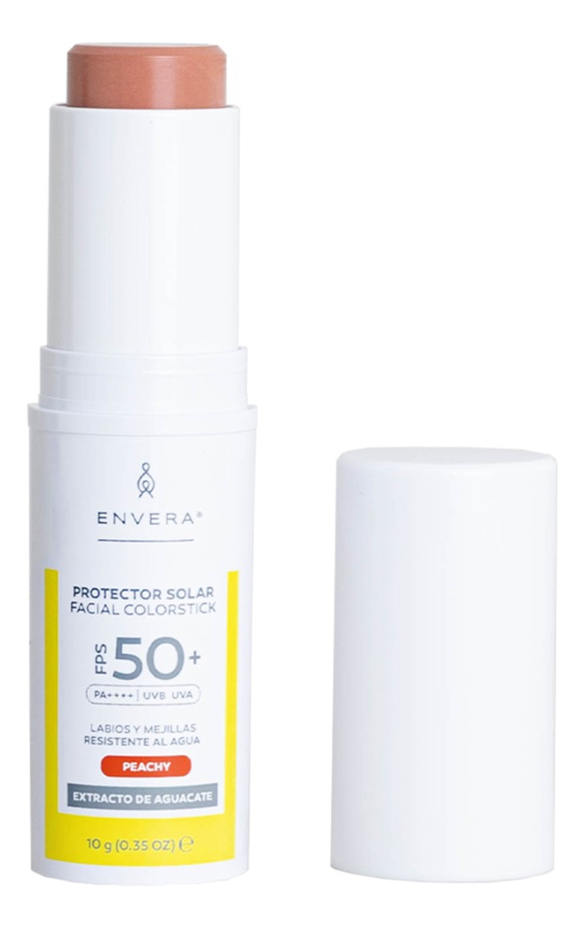 Protector Solar Facial en Barra con Color Fps 50+ Envera 10 g