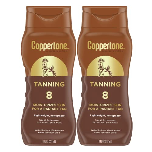 Foto 2 pulgar | Venta Internacional - Loción Solar Coppertone Tanning Spf 8 240 Ml (x2)