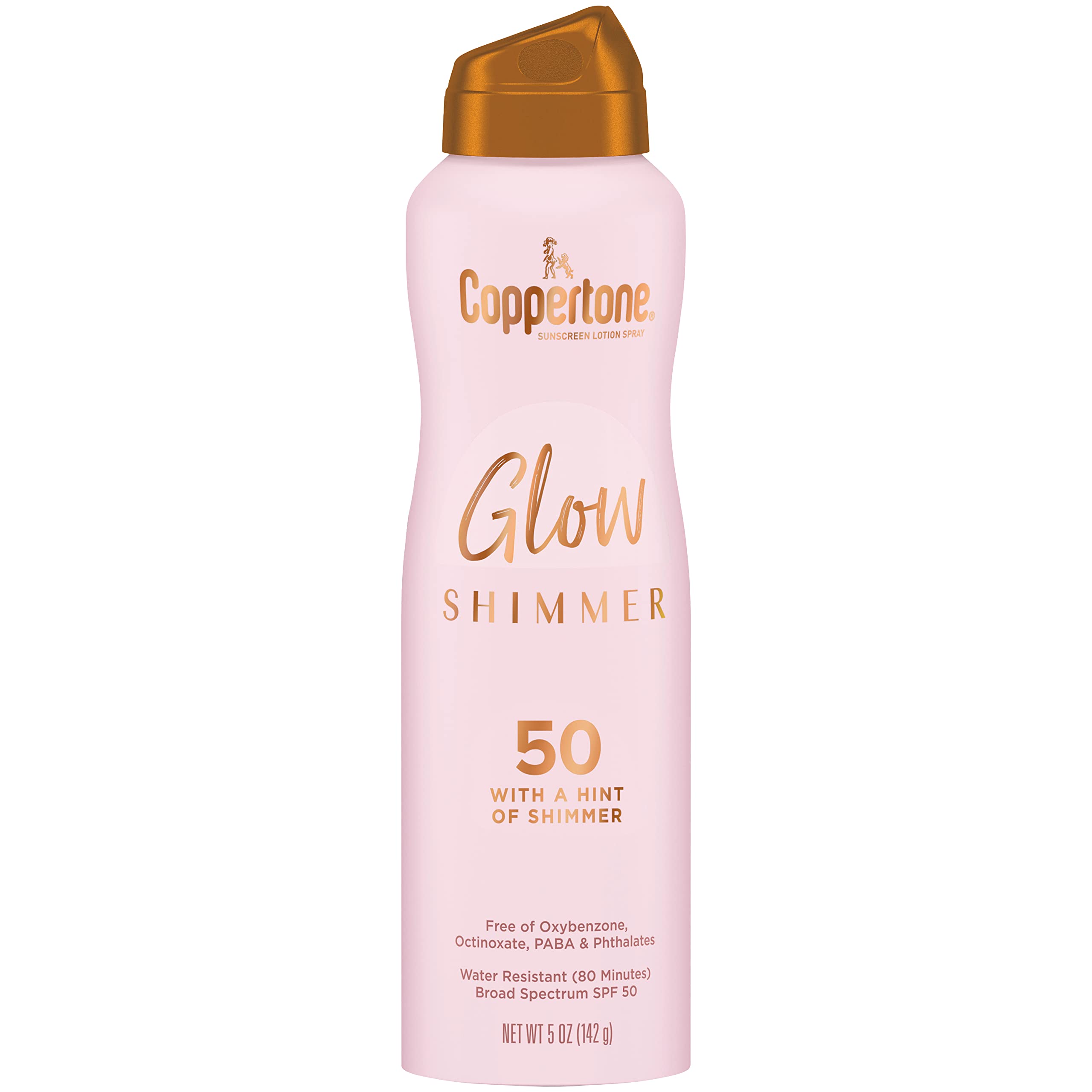 Foto 2 pulgar | Venta Internacional - Coppertone Glow Shimmering Protector Solar Spray Spf 50, 5 Onzas