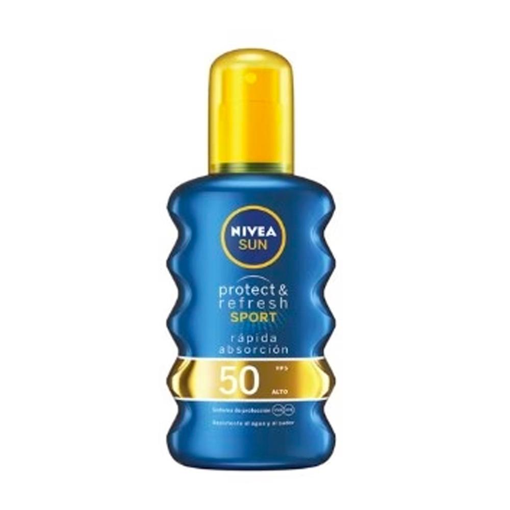 Foto 2 pulgar | Protector Solar Nivea Protect & Refresh 50 FPS 200 ml