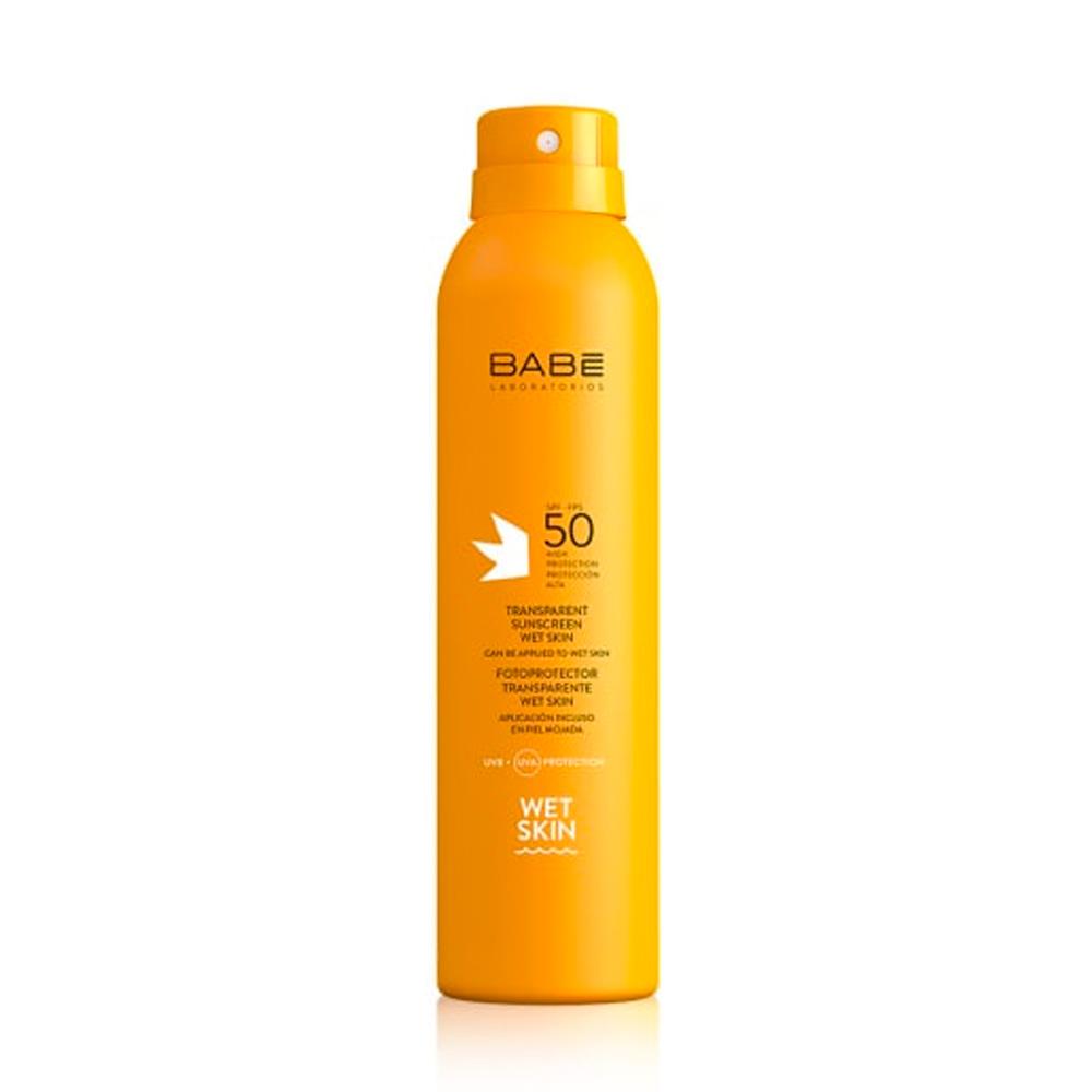 Foto 2 pulgar | Fotoprotector Babé Transparente Wetskin Fps 50 Spray 200 ml