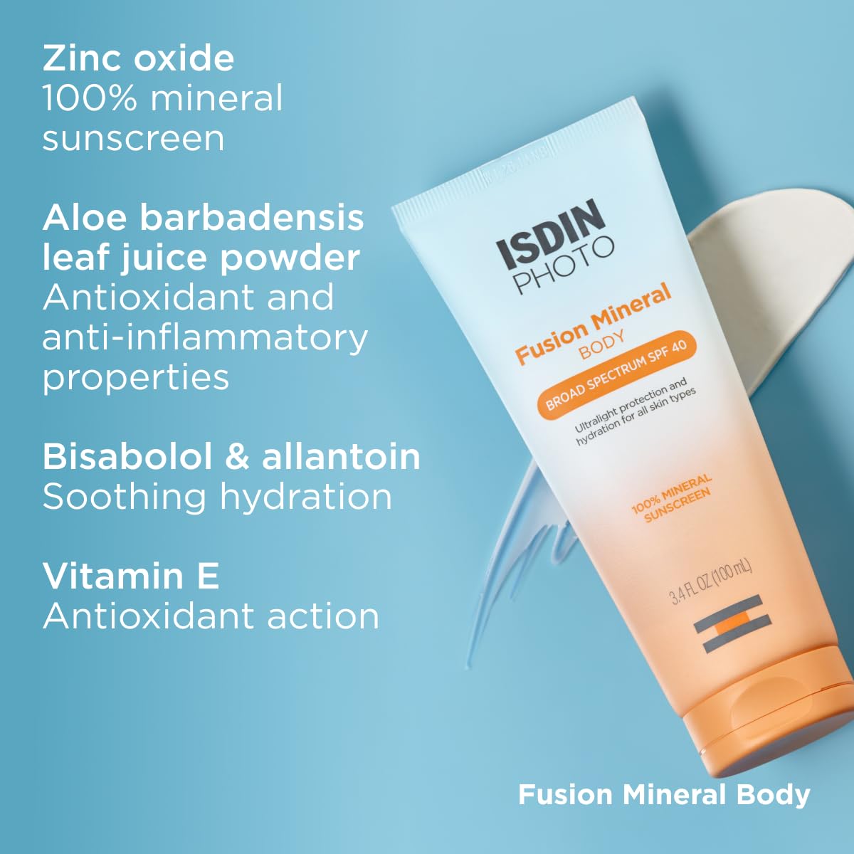 Foto 6 | Protector Solar Isdin Fusion Mineral Body Ultralight Spf 40 250 Ml - Venta Internacional