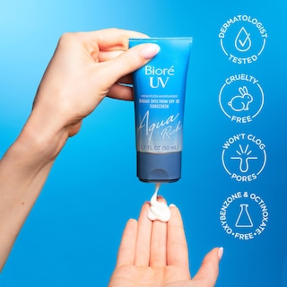 Foto 2 | Protector Solar Bioré UV Aqua Rich SPF 30 PA+++ 50 ml 3 Piezas - Venta Internacional