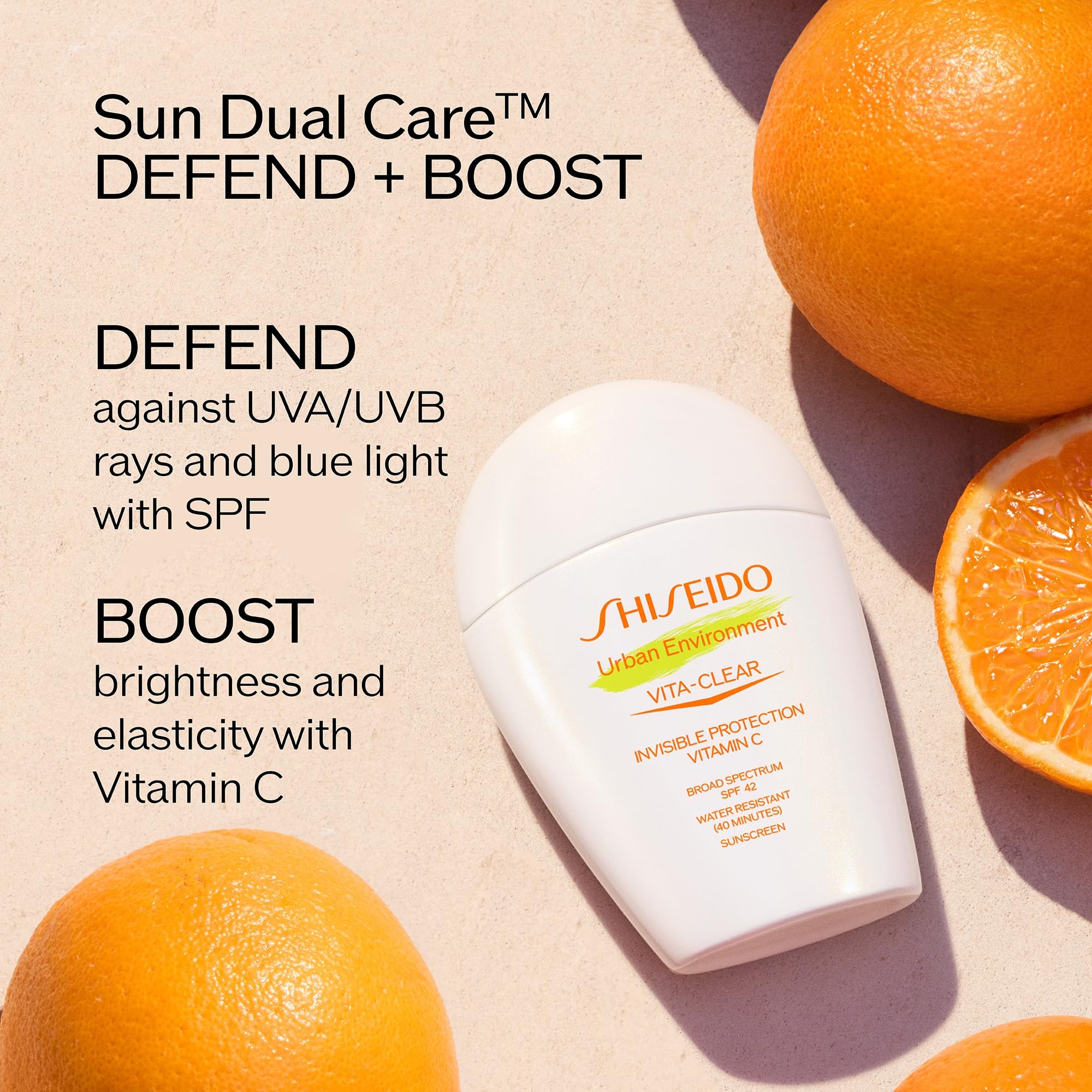 Foto 5 pulgar | Protector Solar Shiseido Urban Environment Vita-clear Spf 42 30 ml - Venta Internacional