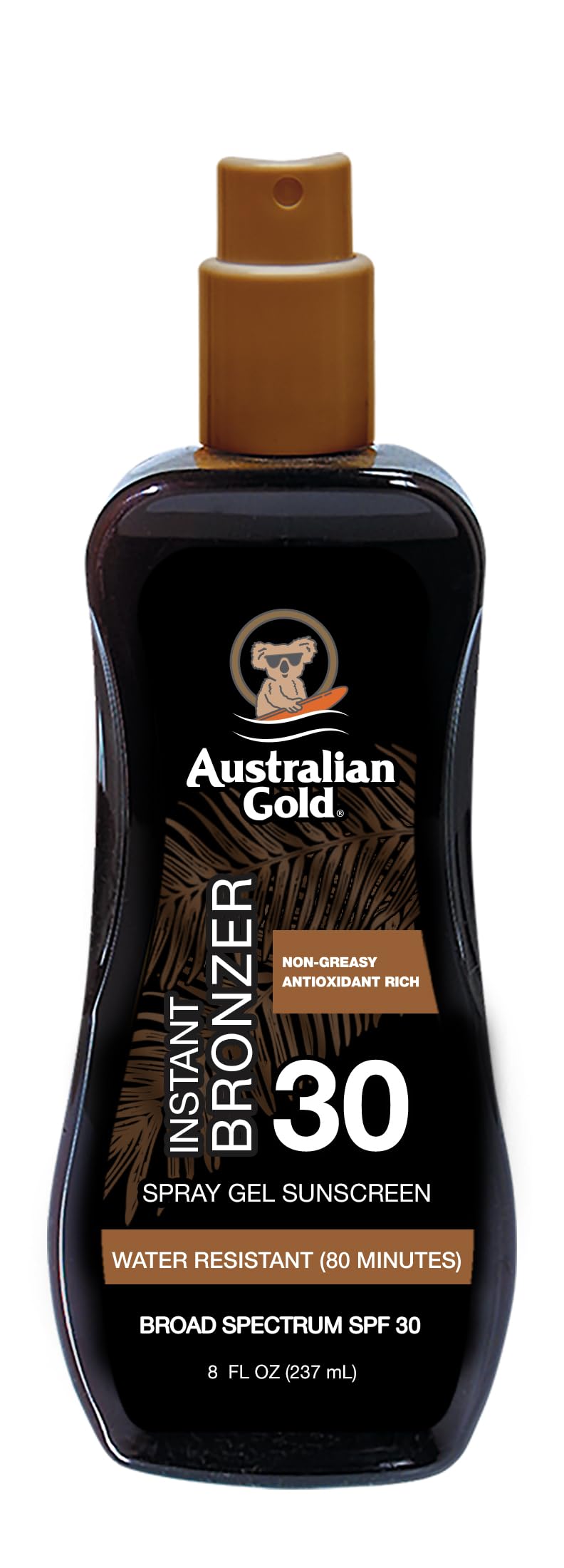 Gel De Protección Solar En Aerosol Australian Gold Spf 30 240 Ml Con Bronceador - Venta Internacional.