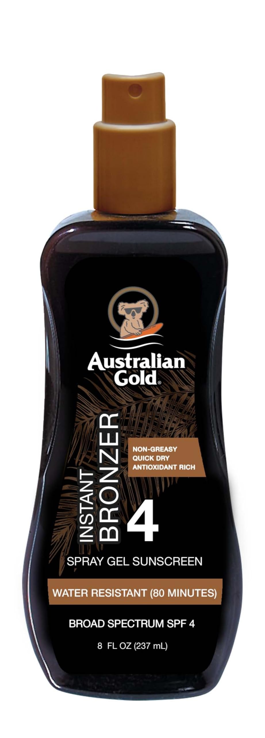 Foto 2 pulgar | Gel De Protección Solar En Aerosol Australian Gold Spf 4 240 Ml Con Bronceador - Venta Internacional.