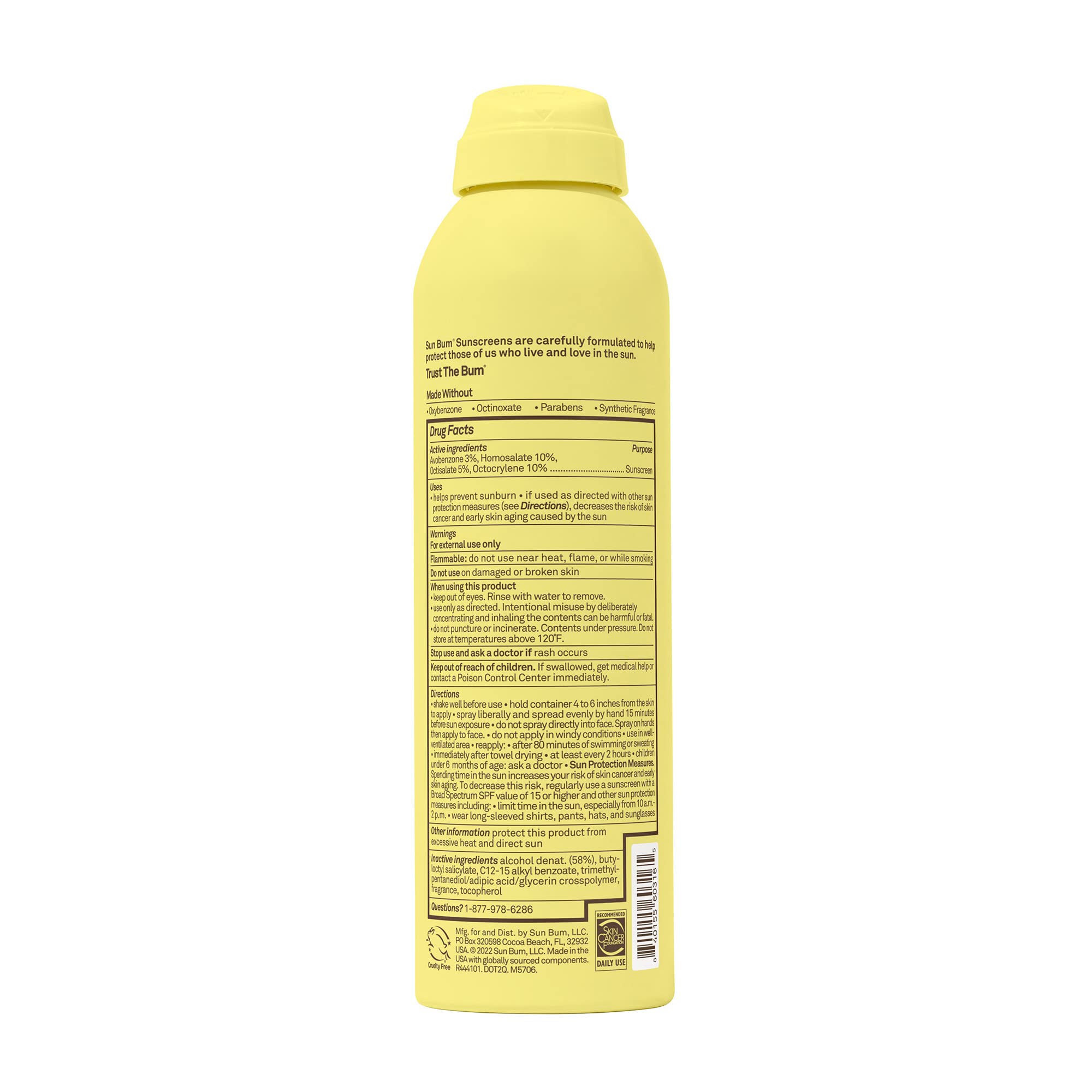 Foto 2 | Protector Solar En Aerosol Sun Bum Kids Spf 50, Transparente, 177 Ml - Venta Internacional.