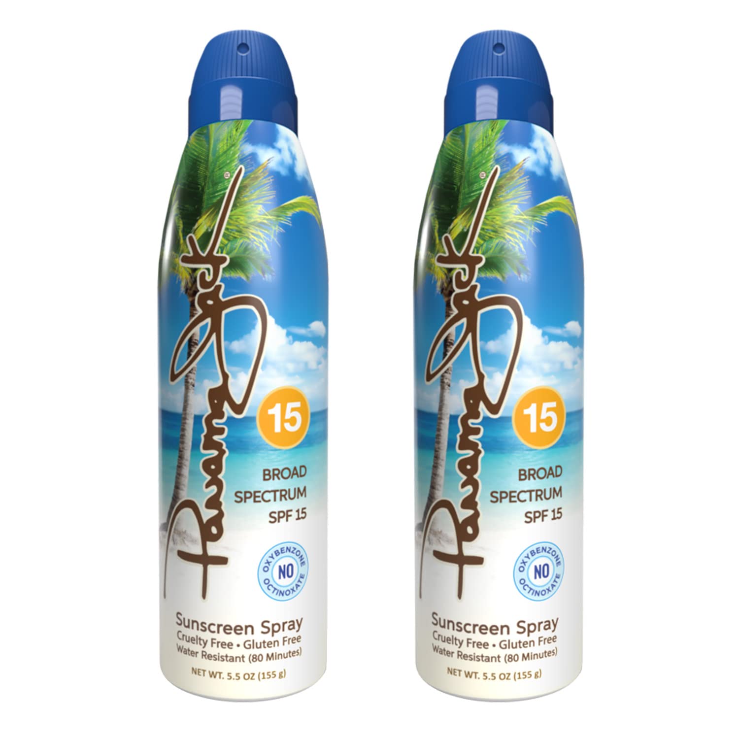 Foto 2 pulgar | Protector Solar Panama Jack En Aerosol Continuo Spf 15 155 Ml (x2) - Venta Internacional.