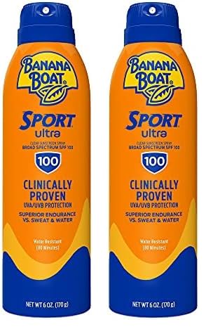 Foto 1 | Protector Solar En Aerosol Banana Boat Sport Ultra Spf 100 177 Ml (x2) - Venta Internacional.