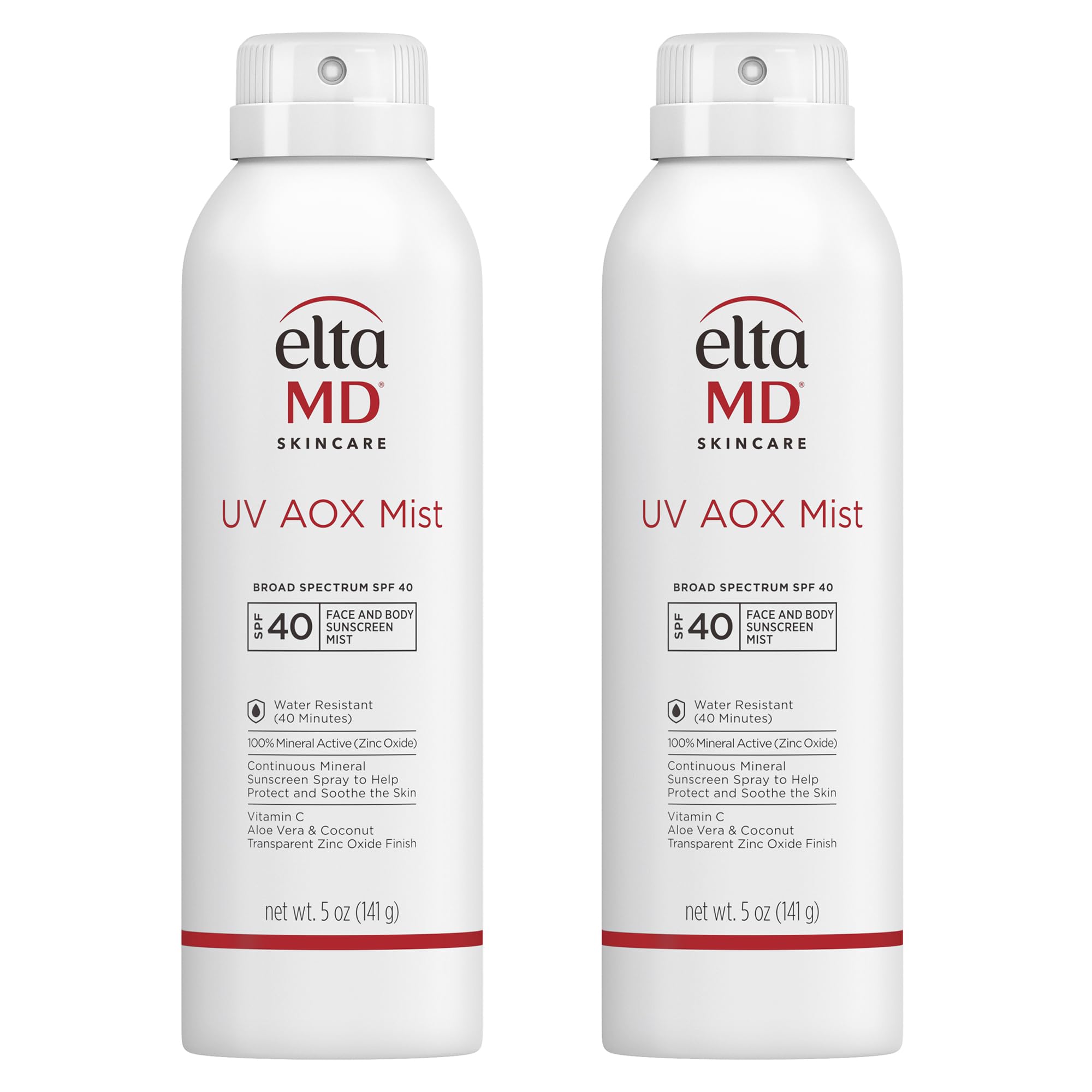 Spray De Protección Solar Eltamd Uv Aox Mist Spf 40, Paquete De 2 - Venta Internacional.