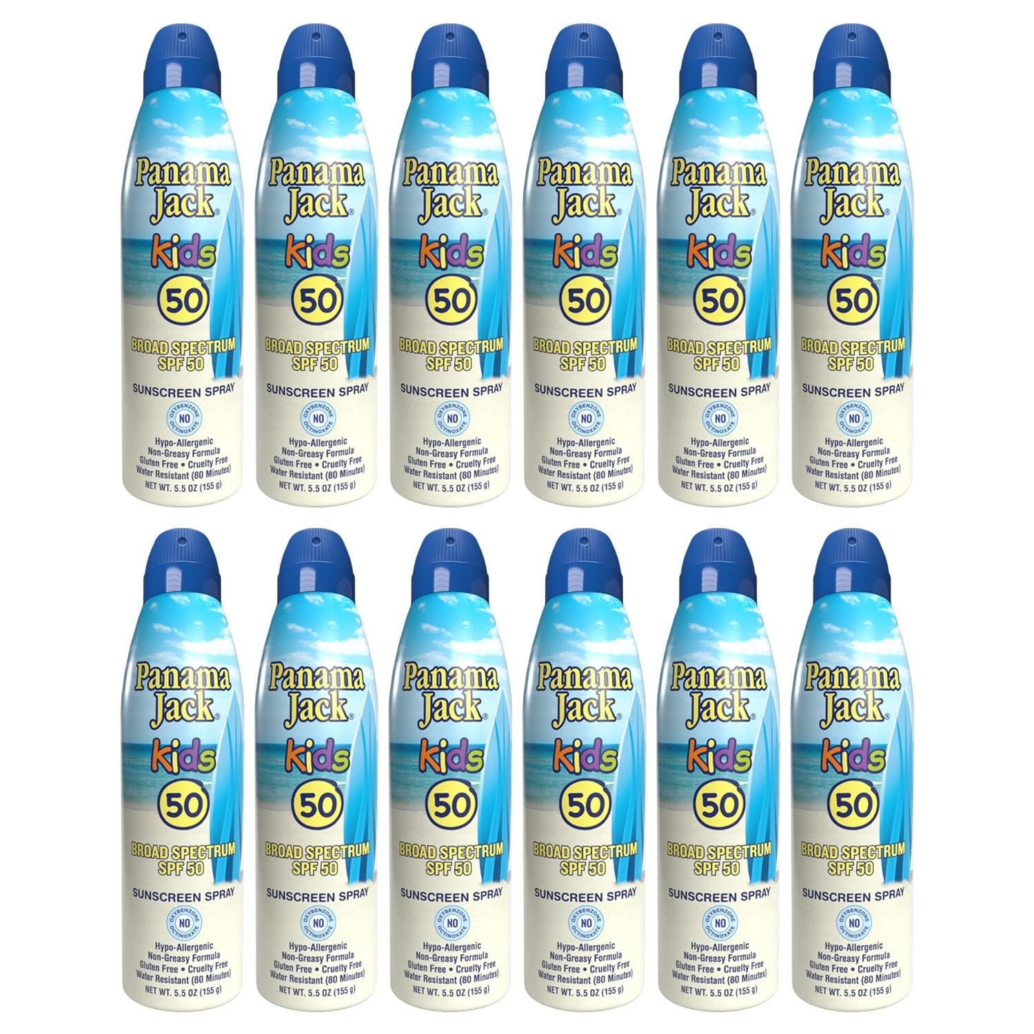 Foto 1 | Spray De Protección Solar Panama Jack Kids Spf 50, 155 Ml (paquete De 12) - Venta Internacional.