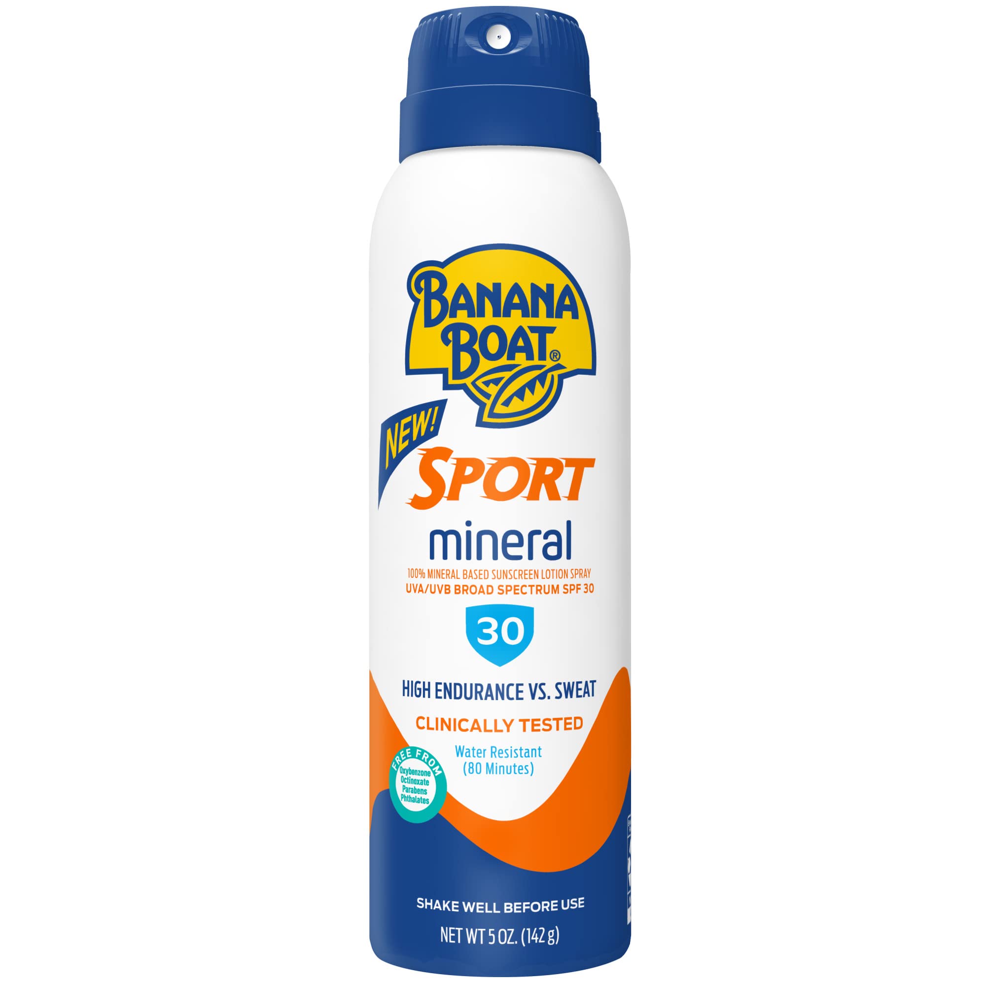 Protector Solar Banana Boat 100% Mineral Sport C-spray Spf 30 150 Ml - Venta Internacional.