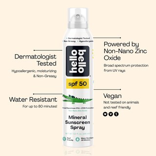 Foto 3 | Protector Solar En Aerosol Hello Bello Spf 50 Kids Mineral 150 Ml - Venta Internacional.