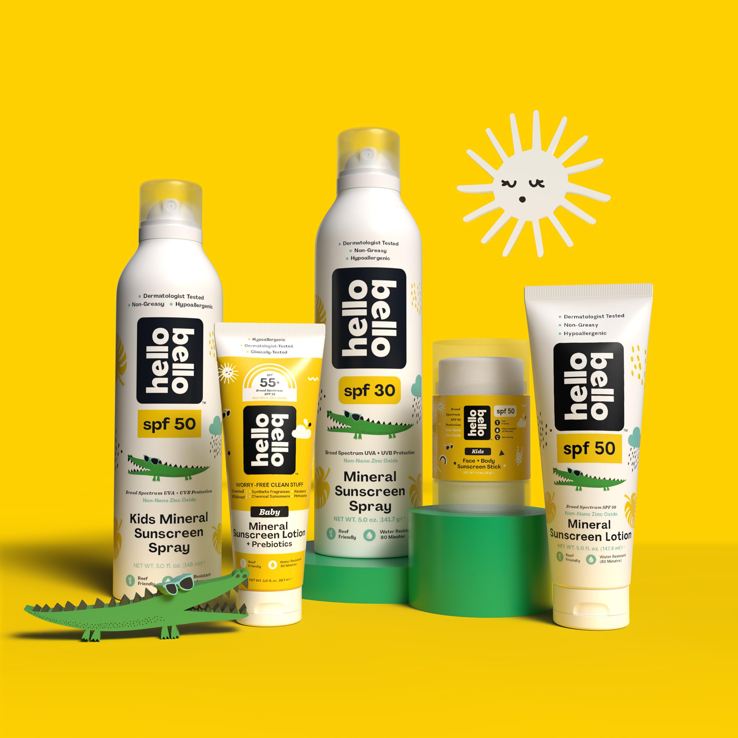 Foto 8 pulgar | Protector Solar En Aerosol Hello Bello Spf 50 Kids Mineral 150 Ml - Venta Internacional.