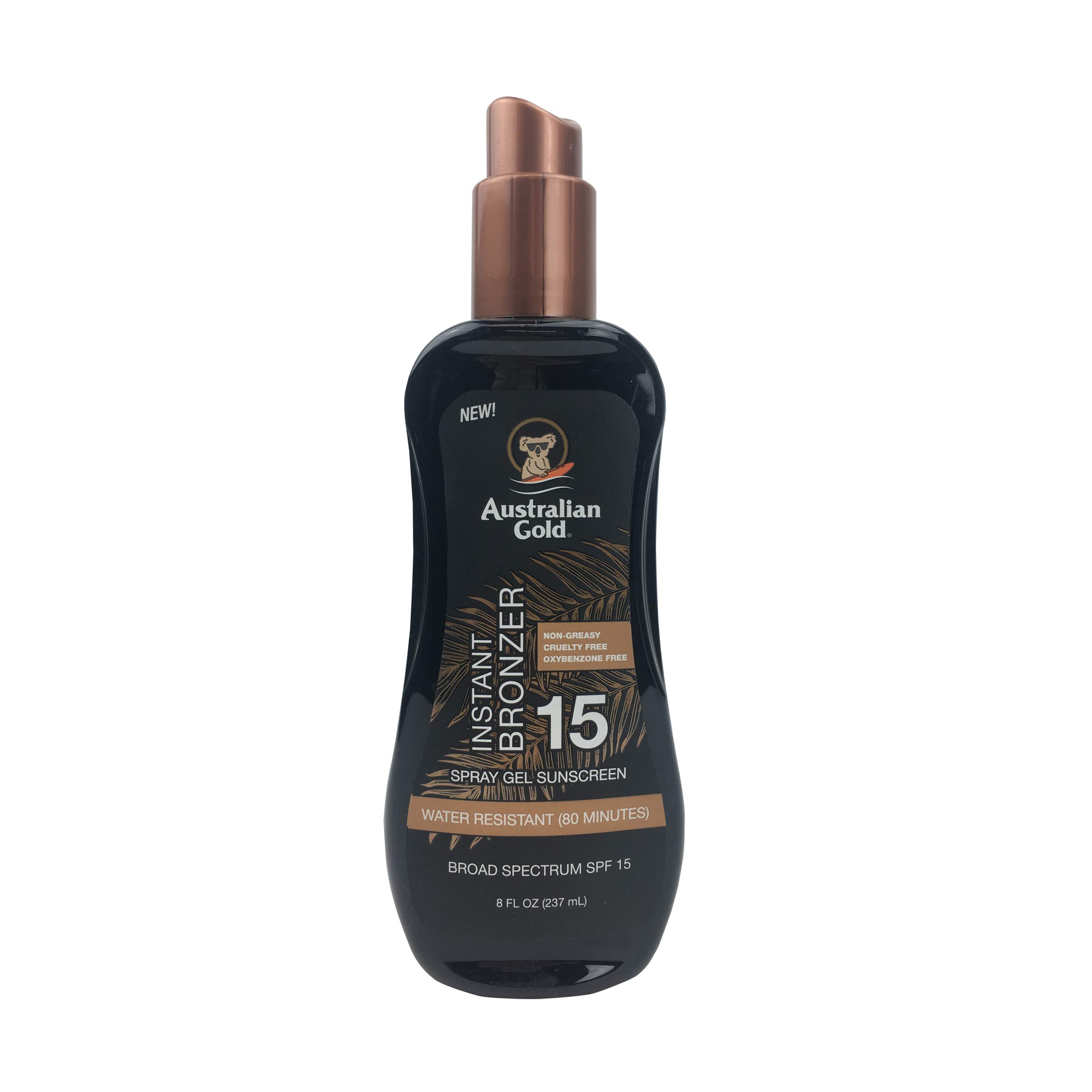 Foto 2 pulgar | Gel De Protección Solar En Aerosol Australian Gold Spf 15 240 Ml Con Bronceador - Venta Internacional.