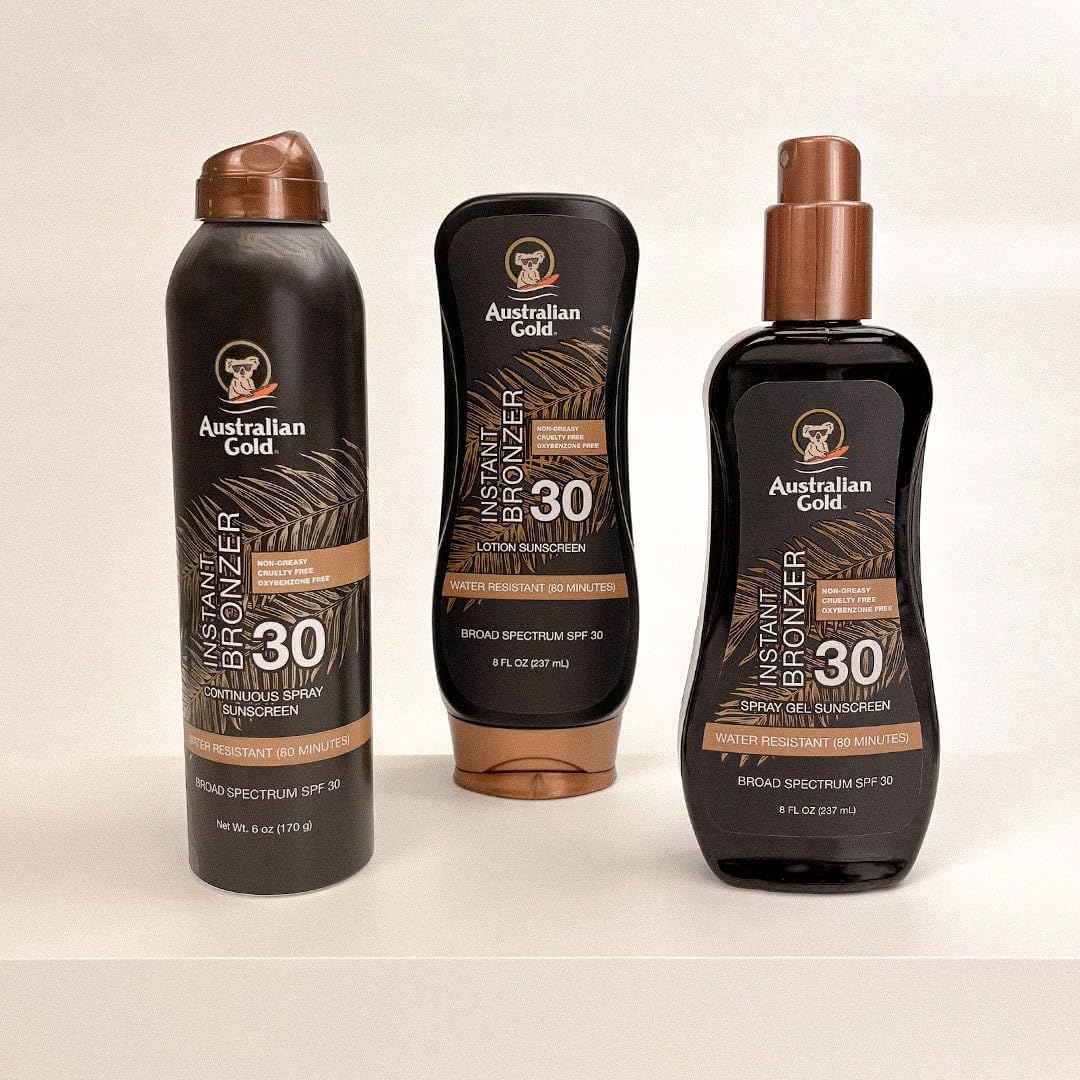 Foto 4 | Loción De Protección Solar Australian Gold Spf 30 240 Ml Con Bronceador - Venta Internacional.