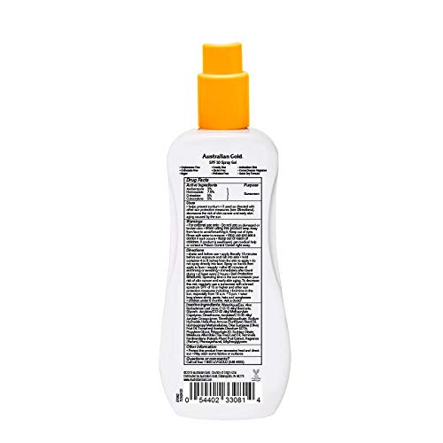 Foto 3 pulgar | Gel De Protección Solar En Aerosol Australian Gold Spf 30, 240 Ml, Coco - Venta Internacional.