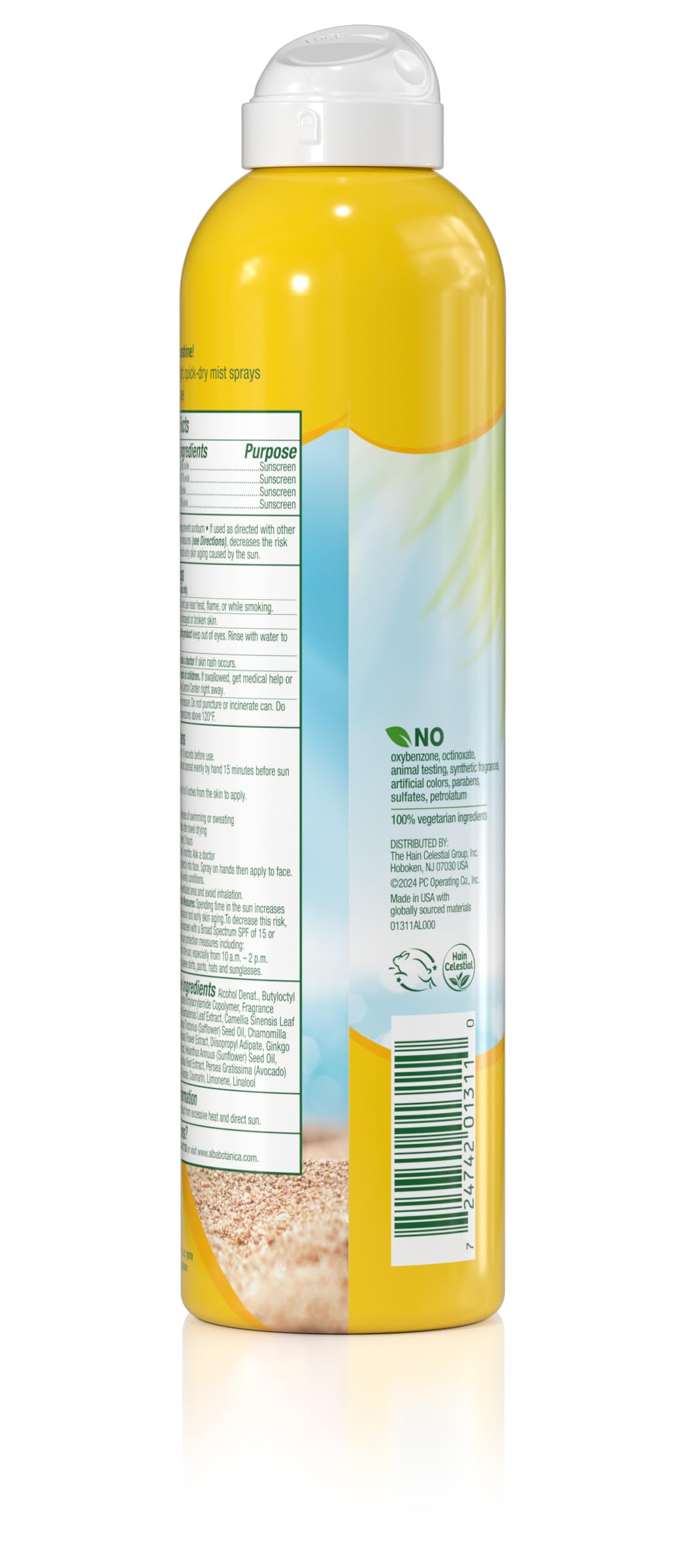 Foto 2 | Protector Solar Alba Botánica Hawaiian 50 Spf 236 ml-Venta Internacional