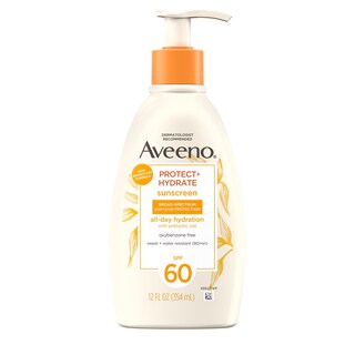 Foto 1 | Loción Corporal Con Protección Solar Aveeno Protect + Hydrate Spf 60 355 Ml - Venta Internacional.