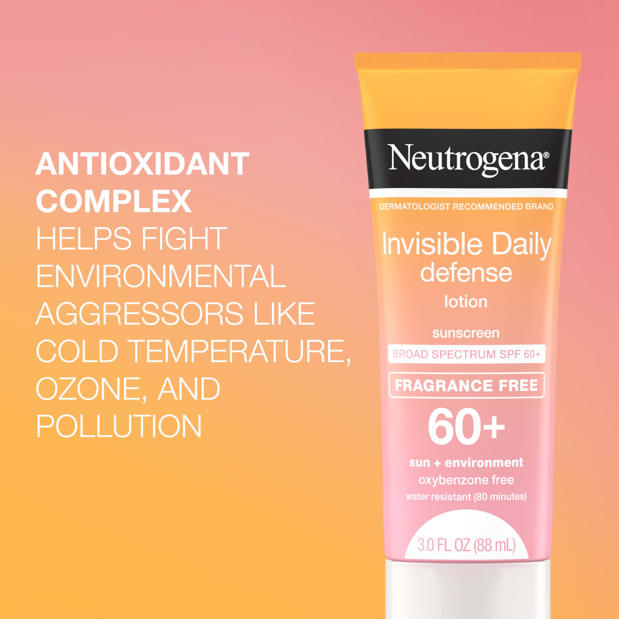 Foto 6 pulgar | Loción De Protección Solar Neutrogena Invisible Daily Defense Spf 60+ 90 Ml - Venta Internacional.