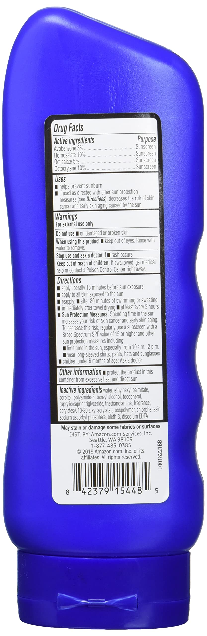 Foto 3 pulgar | Loción De Protección Solar Solimo Sport Spf 30 240 Ml De Amplio Espectro - Venta Internacional.