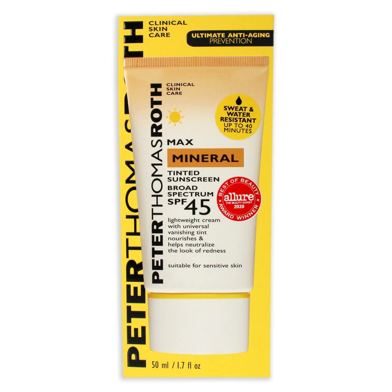 Foto 6 pulgar | Crema Hidratante Con Color Peter Thomas Roth Max Mineral Spf45 50 Ml - Venta Internacional.