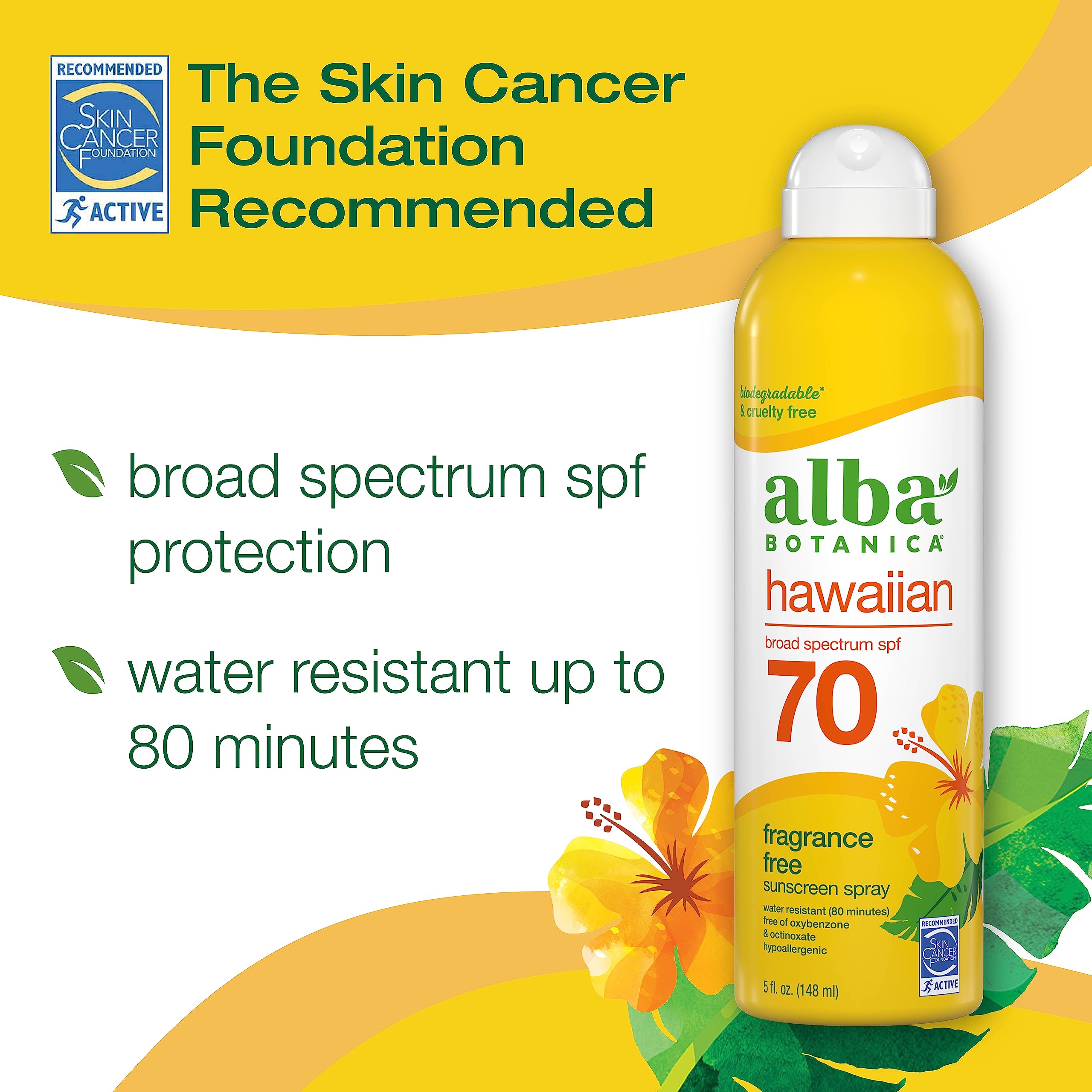 Foto 3 pulgar | Protector Solar En Aerosol Alba Botanica Broad Spectrum Spf 70 150 Ml - Venta Internacional.