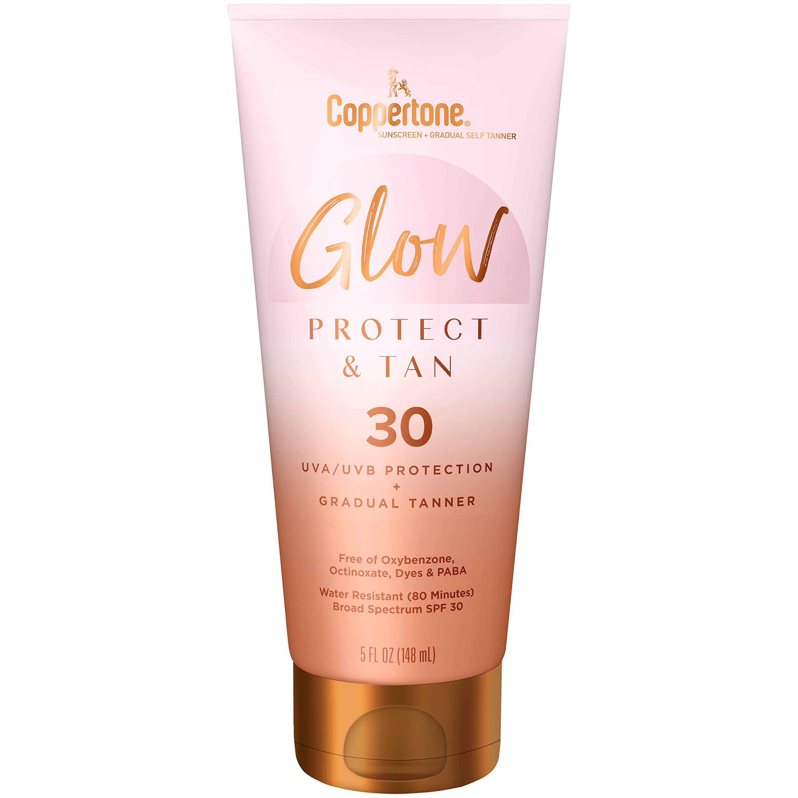 Foto 2 pulgar | Loción De Protección Solar Coppertone Glow Protect And Tan Spf 30 150 Ml - Venta Internacional.