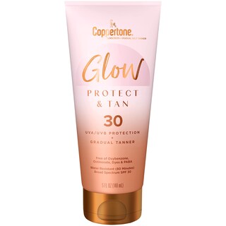 Foto 1 | Loción De Protección Solar Coppertone Glow Protect And Tan Spf 30 150 Ml - Venta Internacional.