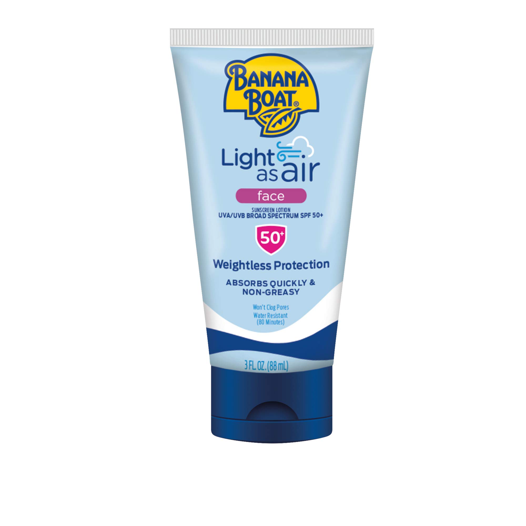 Foto 2 pulgar | Loción De Protección Solar Banana Boat Light As Air Spf 50 90 Ml Para Rostro - Venta Internacional.