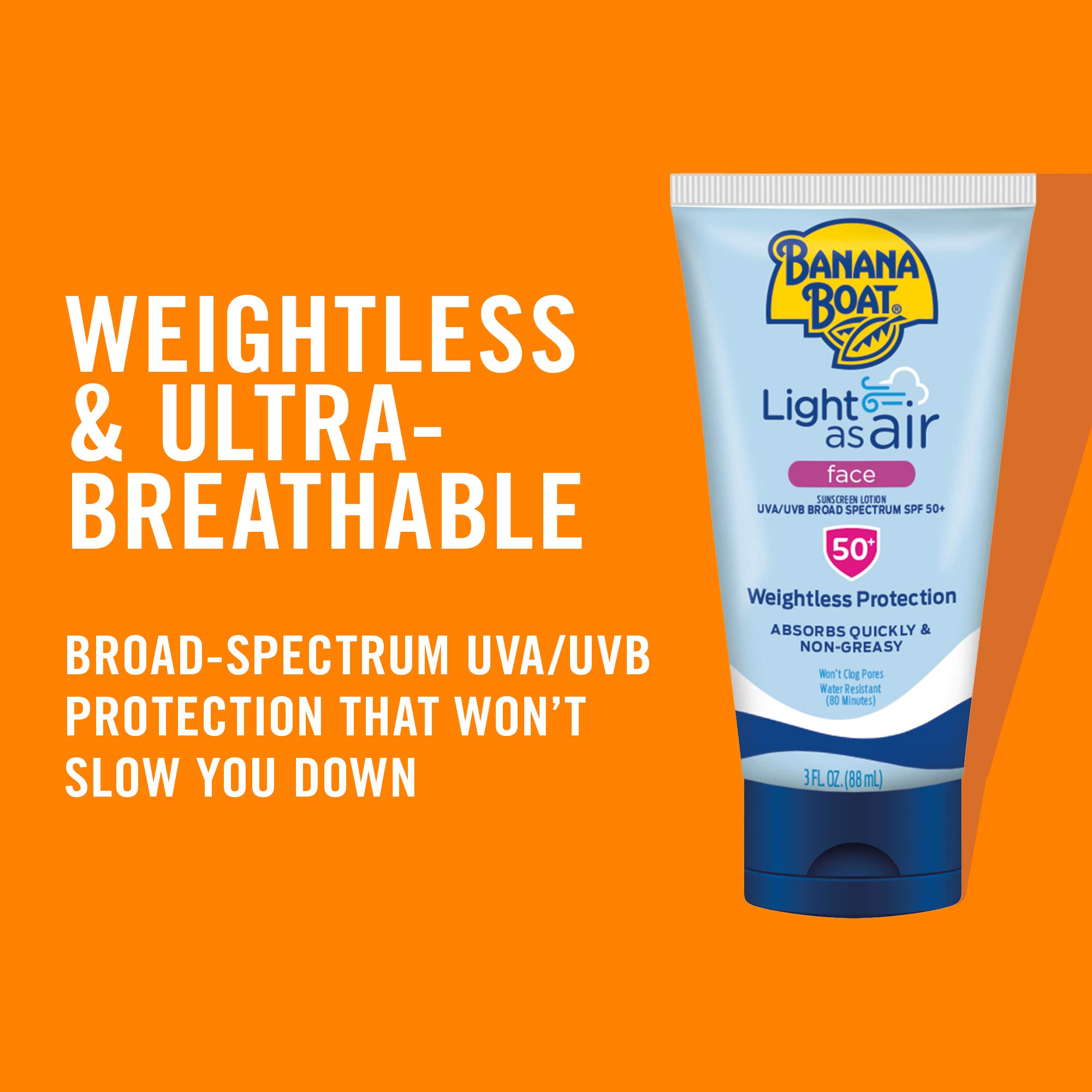 Foto 4 pulgar | Loción De Protección Solar Banana Boat Light As Air Spf 50 90 Ml Para Rostro - Venta Internacional.