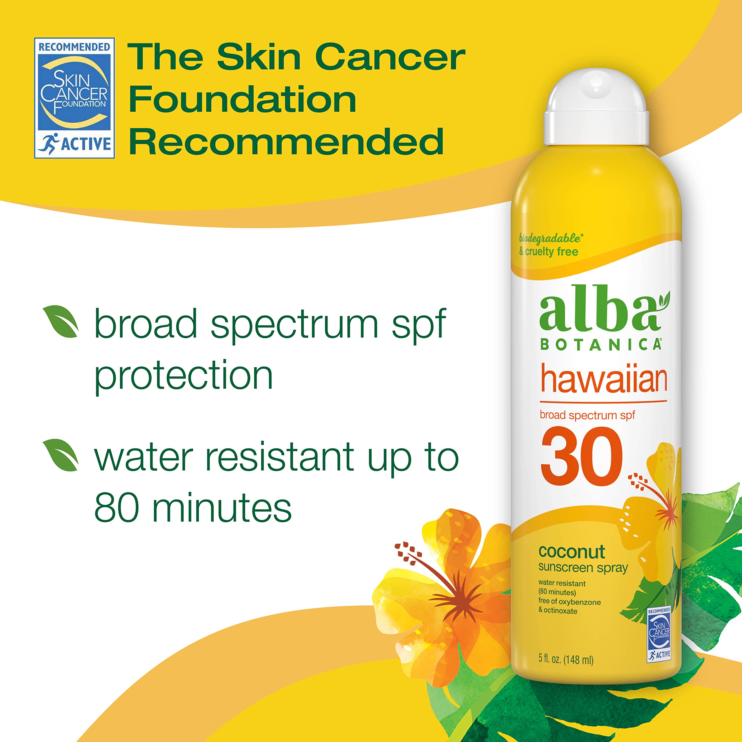 Foto 2 | Protector Solar En Aerosol Alba Botanica Broad Spectrum Spf 30 150 Ml - Venta Internacional.