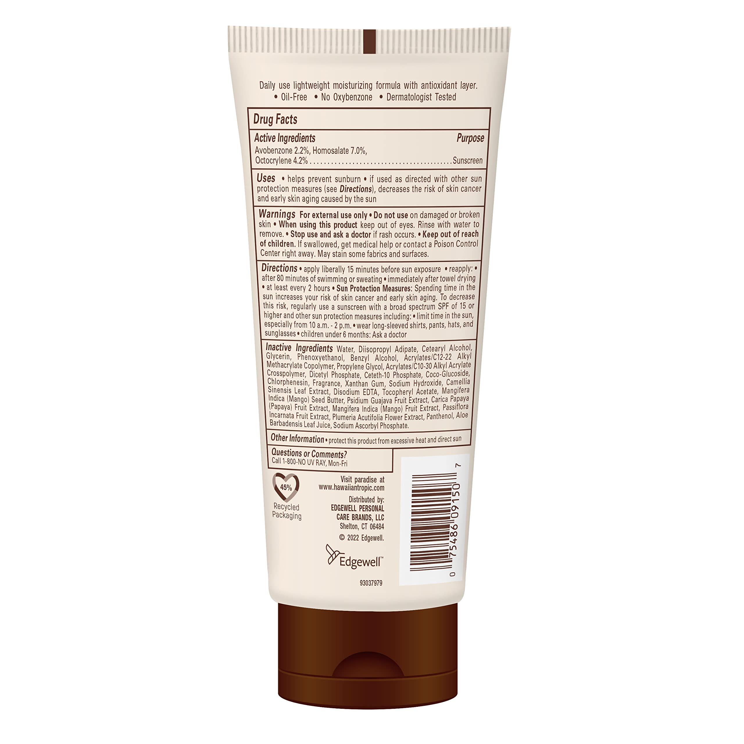 Foto 3 pulgar | Loción De Protección Solar Hawaiian Tropic Skin Defense Spf 30 177ml - Venta Internacional.