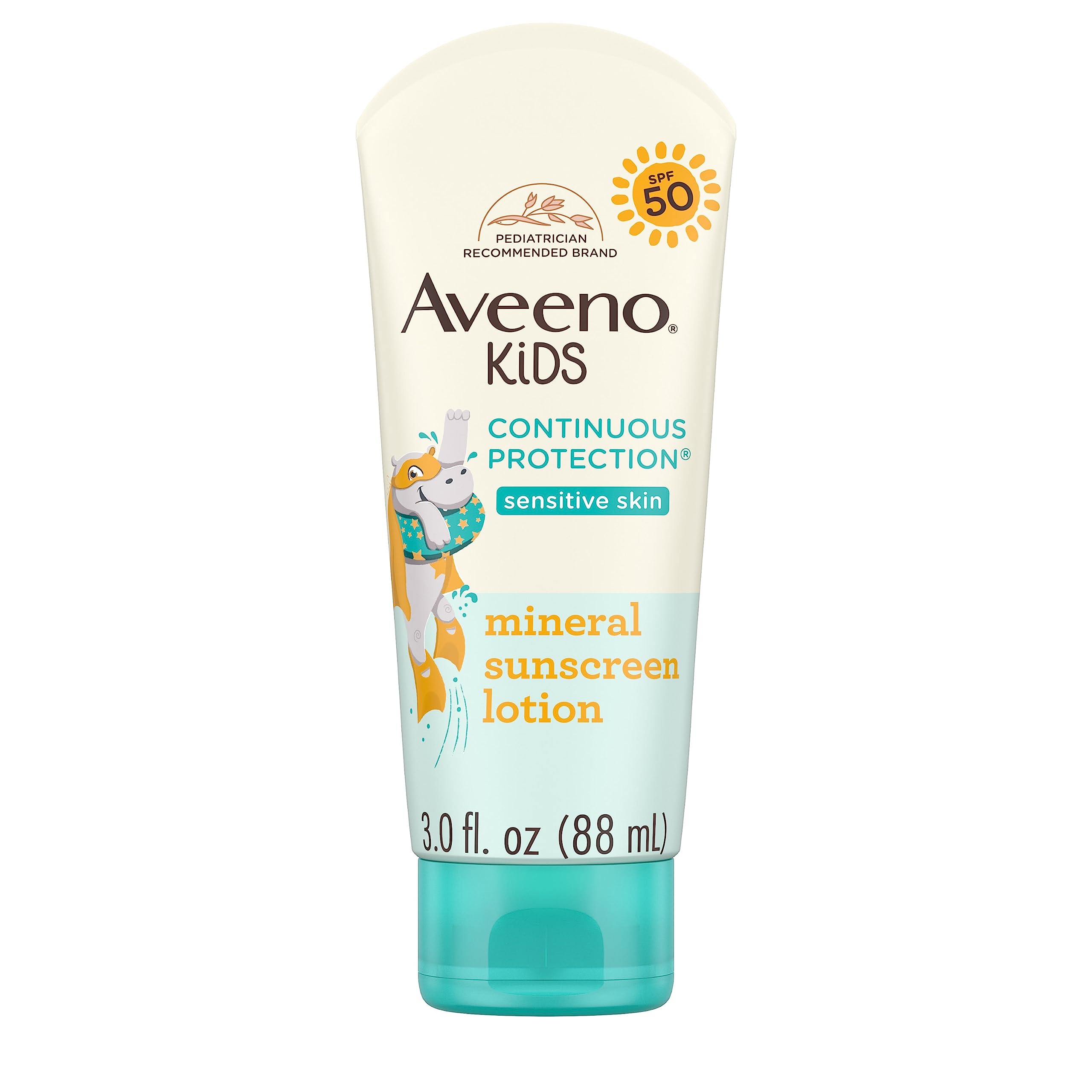 Foto 2 pulgar | Protector Solar Aveeno Kids De Protección Continua Spf 50 90 Ml - Venta Internacional.