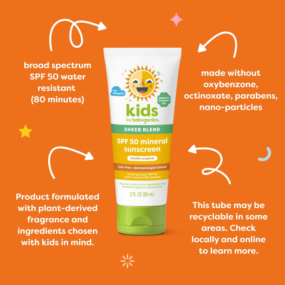 Foto 6 pulgar | Loción Solar Babyganics Spf 50 Mineral 90 Ml Resistente Al Agua - Venta Internacional.