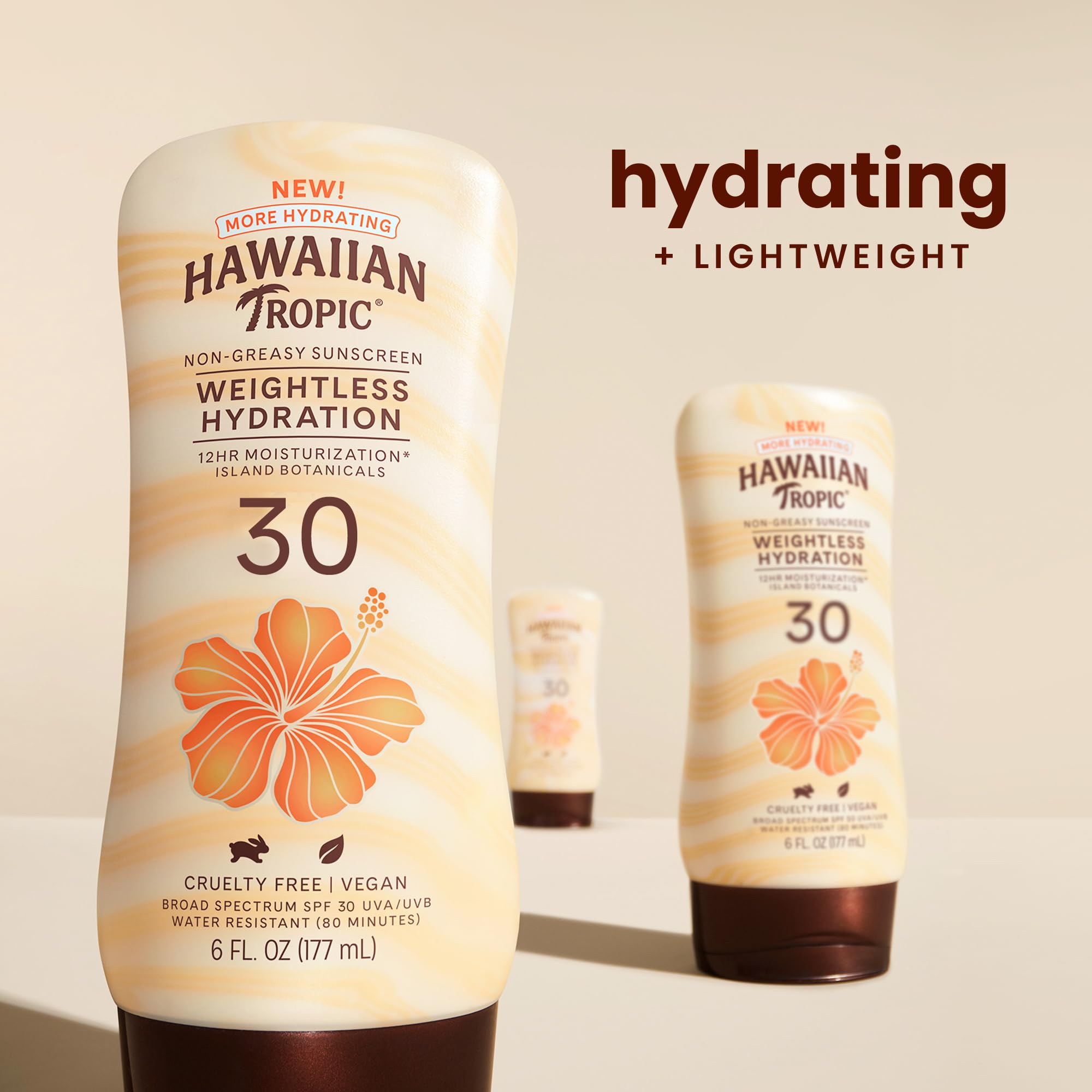 Foto 3 pulgar | Protector Solar Hawaiian Tropic Weightless Hydration Spf 30 180 Ml X2 - Venta Internacional.