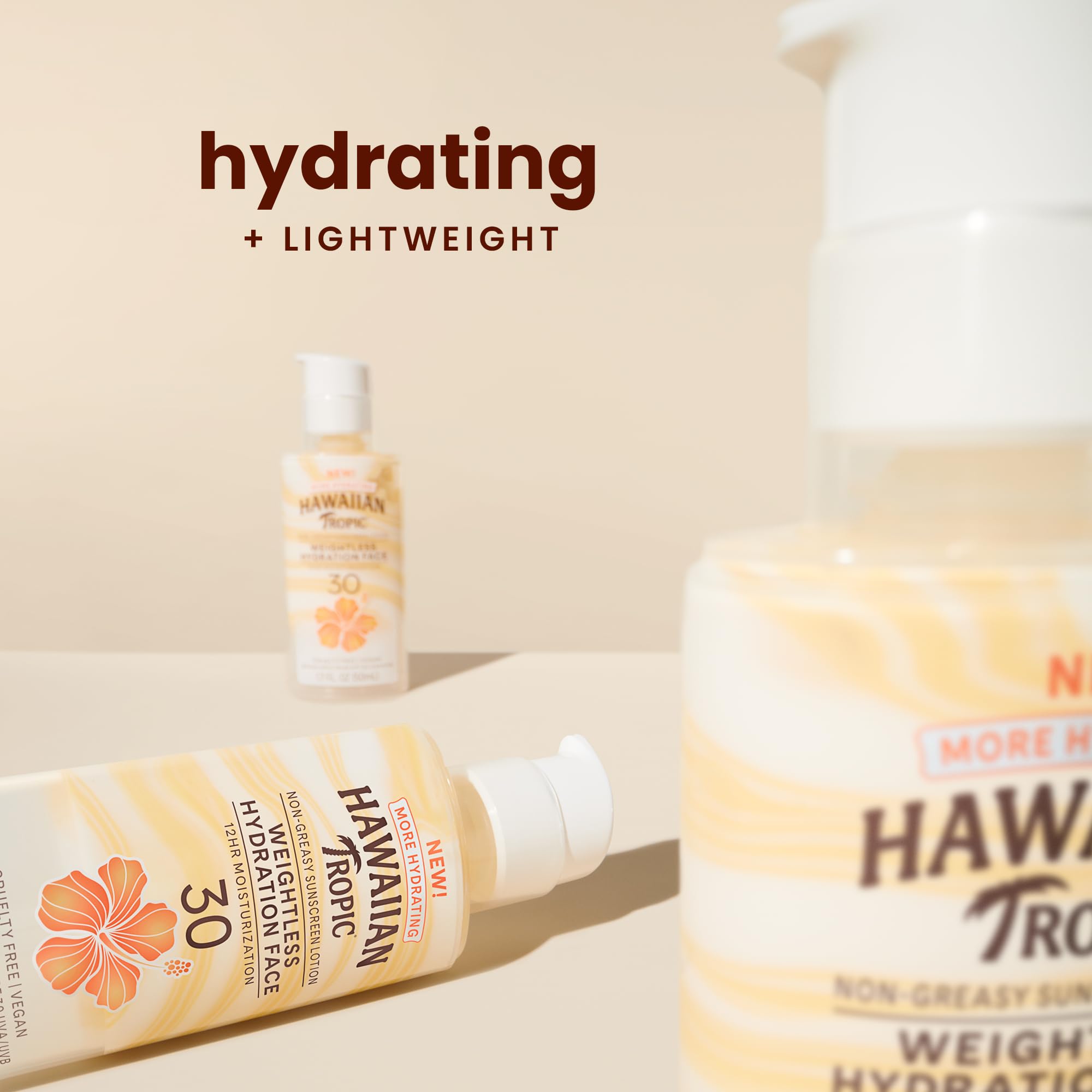 Foto 3 pulgar | Protector Solar Hawaiian Tropic Weightless Hydration Spf 30 50 Ml - Venta Internacional.