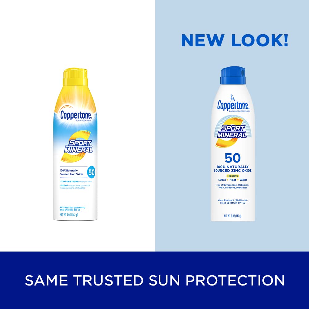 Foto 3 pulgar | Protector Solar En Aerosol Coppertone Sport Spf 50, 150 Ml, Resistente Al Agua - Venta Internacional.