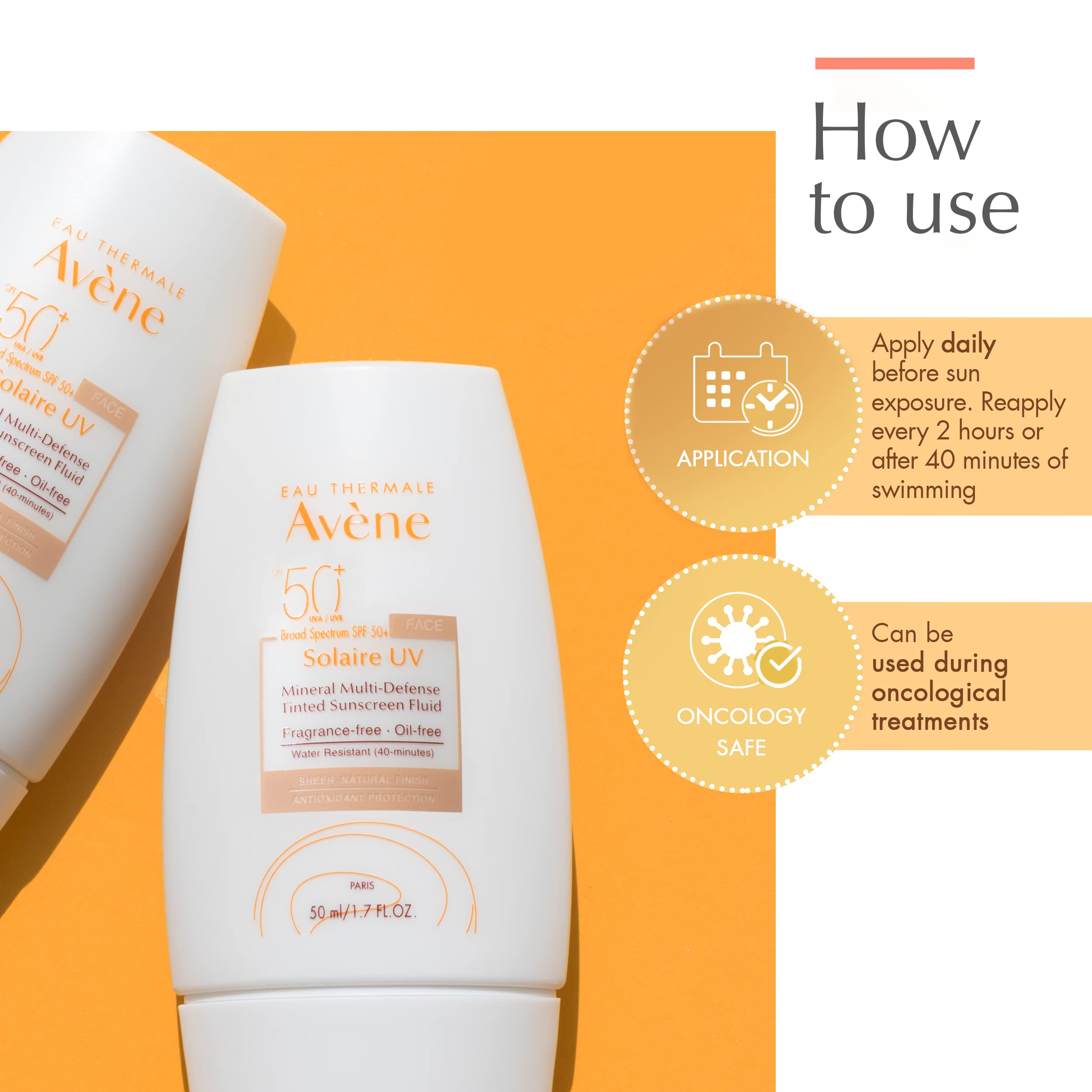 Foto 6 pulgar | Crema Solar Eau Thermale Avène Solarie Uv Mineral 50+ 50 Ml - Venta Internacional.