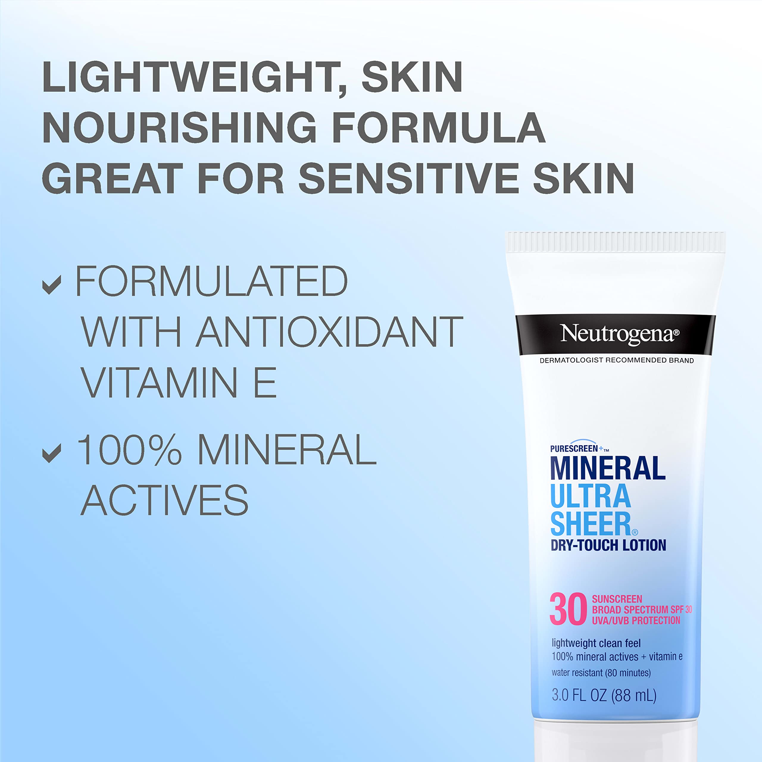 Foto 5 pulgar | Loción De Protección Solar Neutrogena Mineral Ultrasheer Spf 30 90 Ml - Venta Internacional.