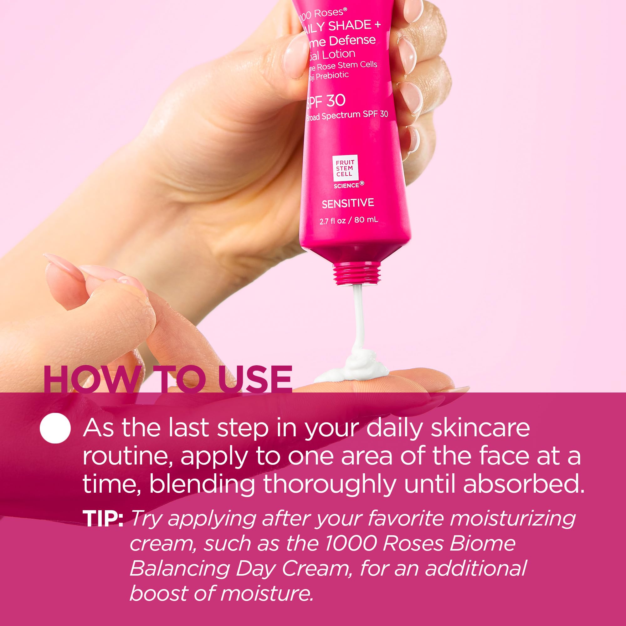 Foto 6 pulgar | Protector Solar Andalou Naturals 1000 Roses Spf 30 80 Ml Sensitive - Venta Internacional.