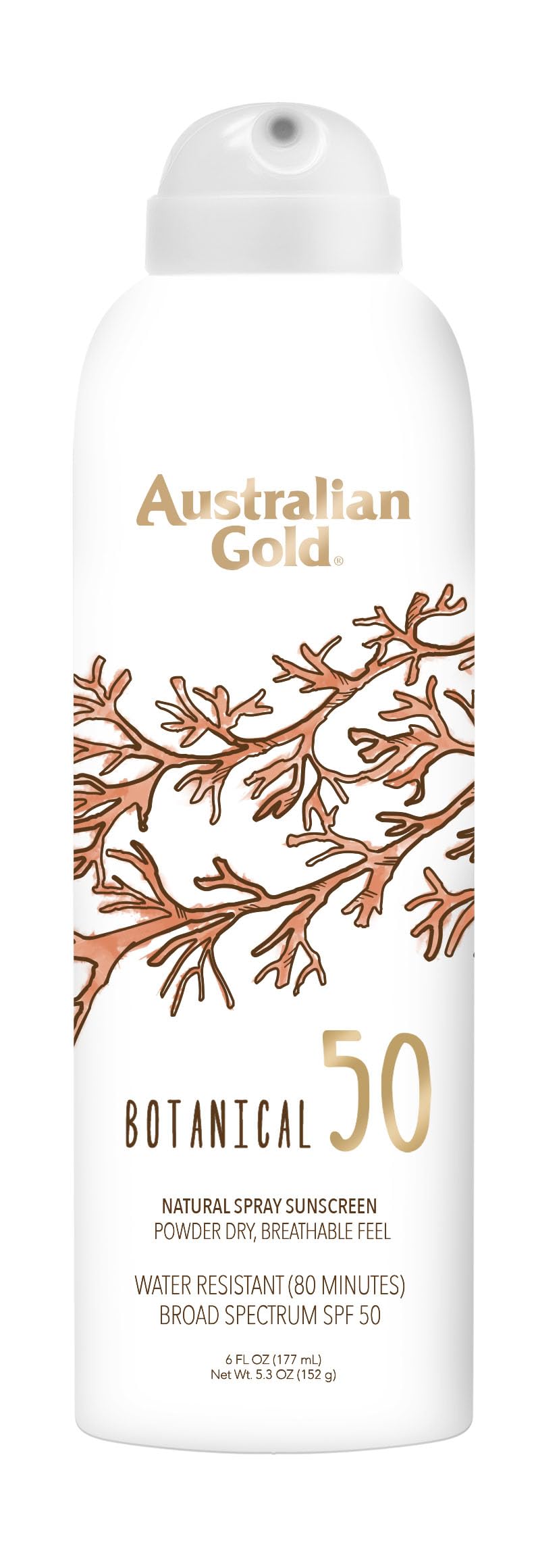 Foto 2 pulgar | Protector Solar En Aerosol Australian Gold Botanical Spf 50 177 Ml - Venta Internacional.
