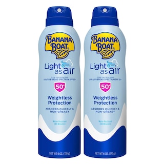Foto 1 | Protector Solar En Aerosol Banana Boat Light As Air Spf 50 177 Ml X2 - Venta Internacional.