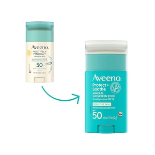 Foto 2 | Protector Solar Aveeno Protect + Soothe Mineral Stick Spf 50 44 Ml - Venta Internacional.