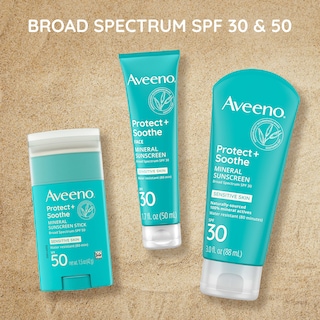 Foto 7 | Protector Solar Aveeno Protect + Soothe Mineral Stick Spf 50 44 Ml - Venta Internacional.