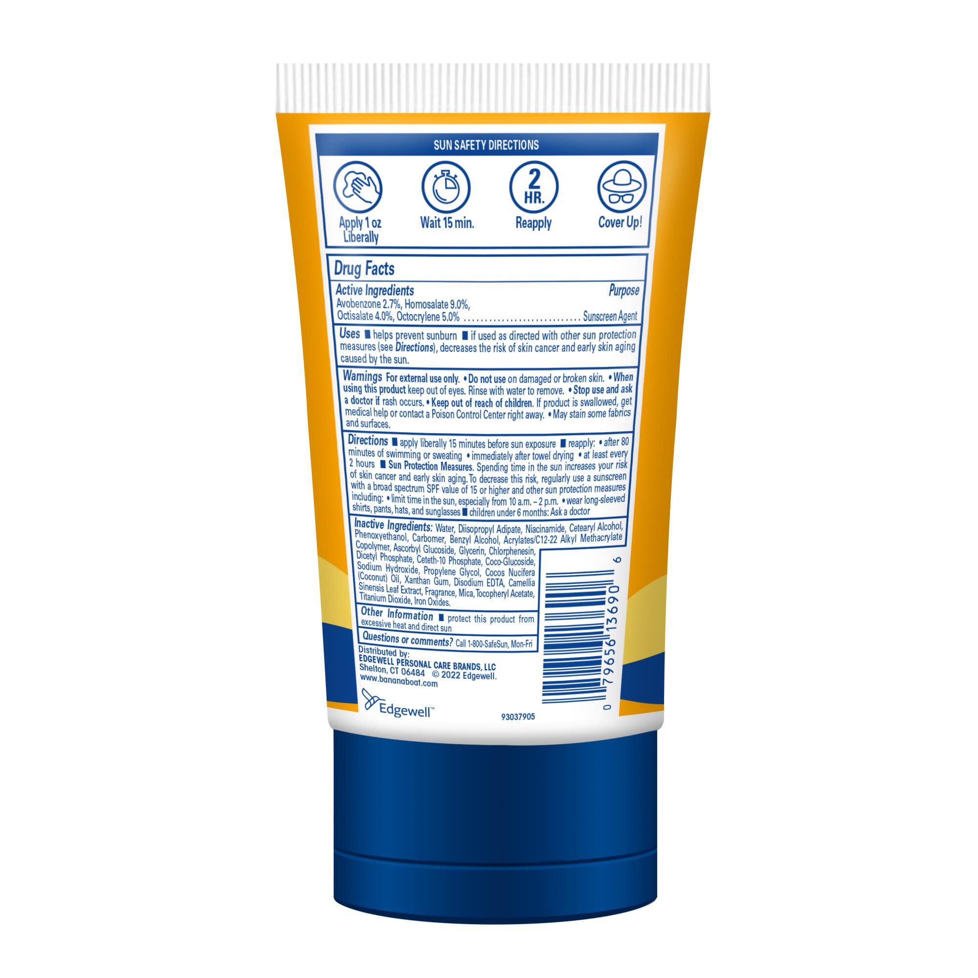 Foto 3 pulgar | Loción De Protección Solar Banana Boat Protection + Vitaminas Spf 50 130 Ml - Venta Internacional.